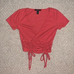 Forever 21 V-Neck Crop Top